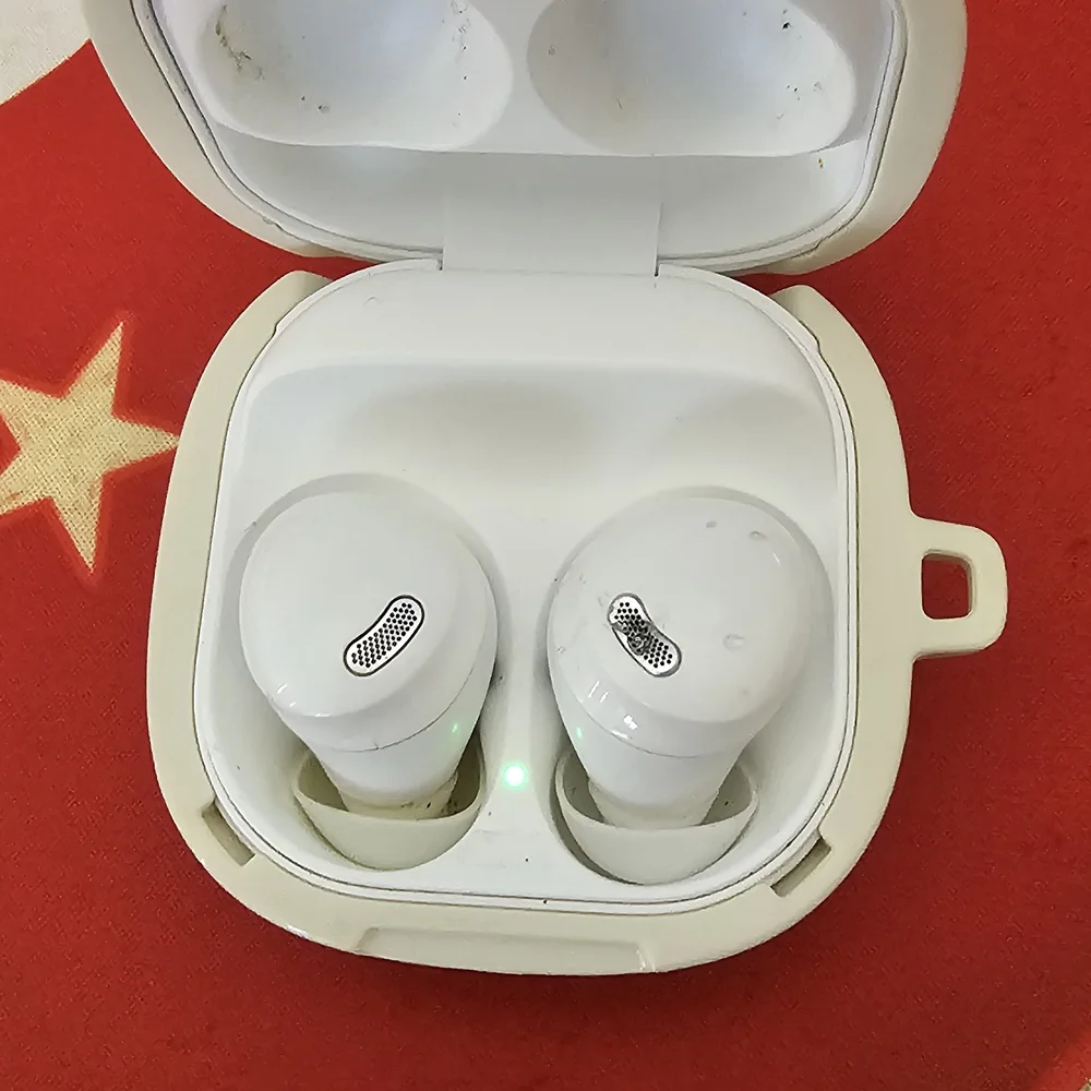 Samsung White Earbuds Protective Case